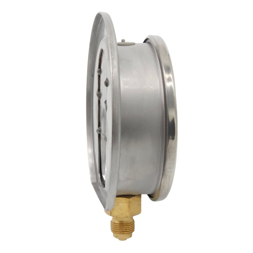 63mm Pressure Gauge 11 Bar Back Entry with Backplate