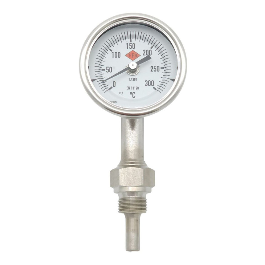 63mm Temperature Gauge 300°C Bottom Entry
