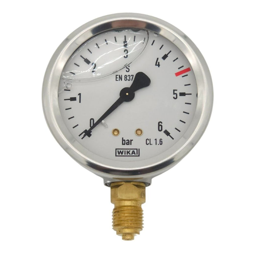 63mm Weigh Gauge 6 Bar Bottom Entry