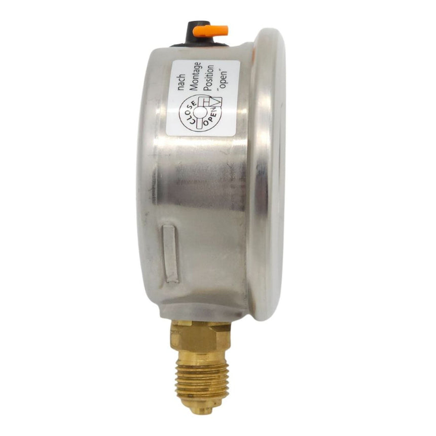 63mm Weigh Gauge 6 Bar Bottom Entry