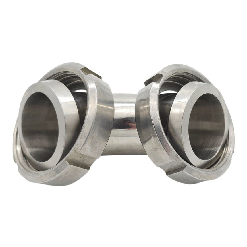 DIN11851 Hose Coupling Female to Female 90° Bend, Hose Fittings & Couplings at JML Henderson