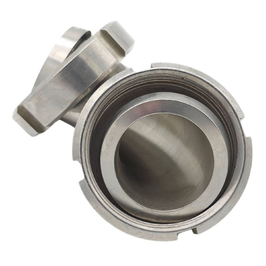 DIN11851 Hose Coupling Female to Female 90° Bend, Hose Fittings & Couplings at JML Henderson