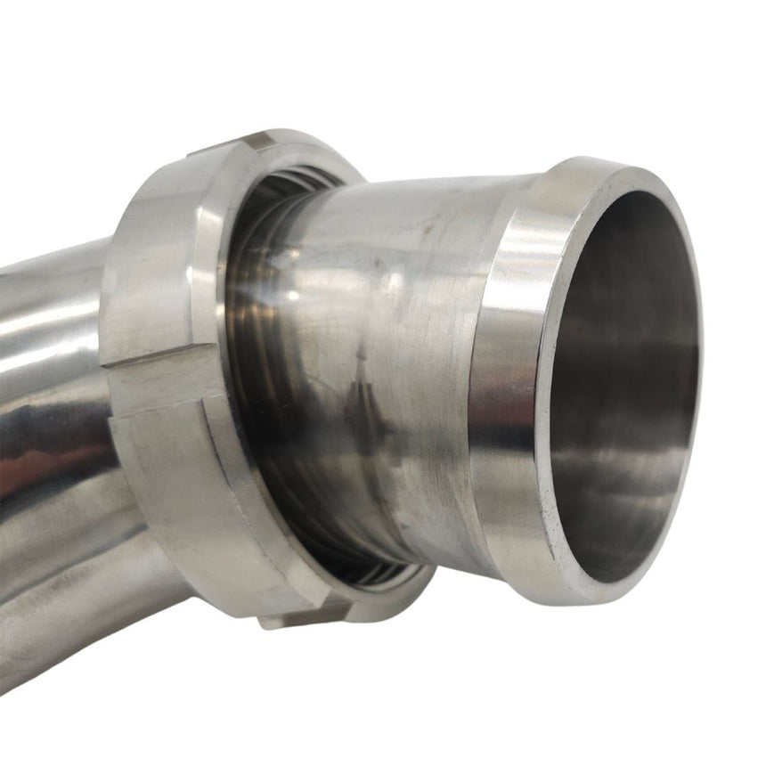 Discharge Elbow 4" Rosista to 4in BSP Male with 2" BSP Port