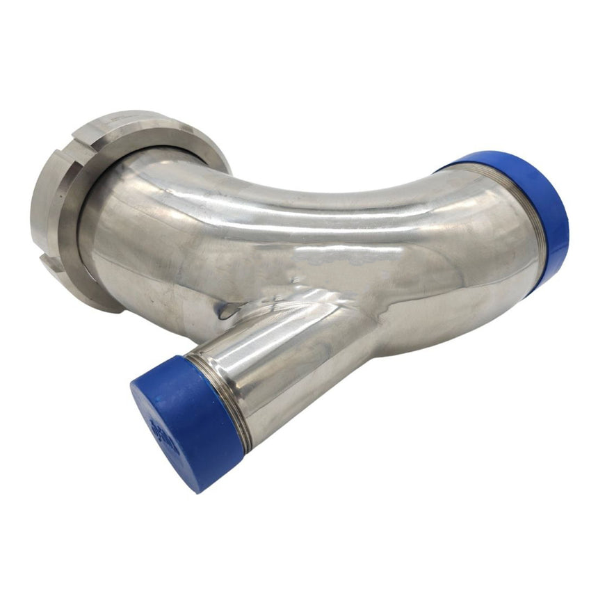 Discharge Elbow 4" Rosista to 4in BSP Male with 2" BSP Port