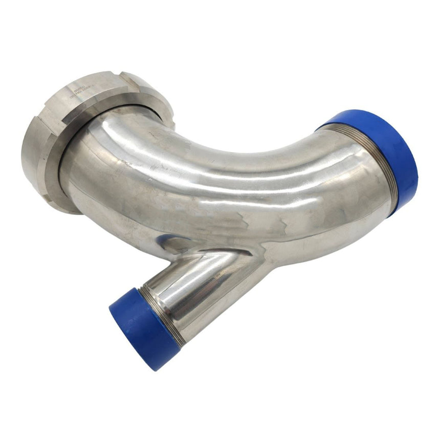 Discharge Elbow 4" Rosista to 4in BSP Male with 2" BSP Port