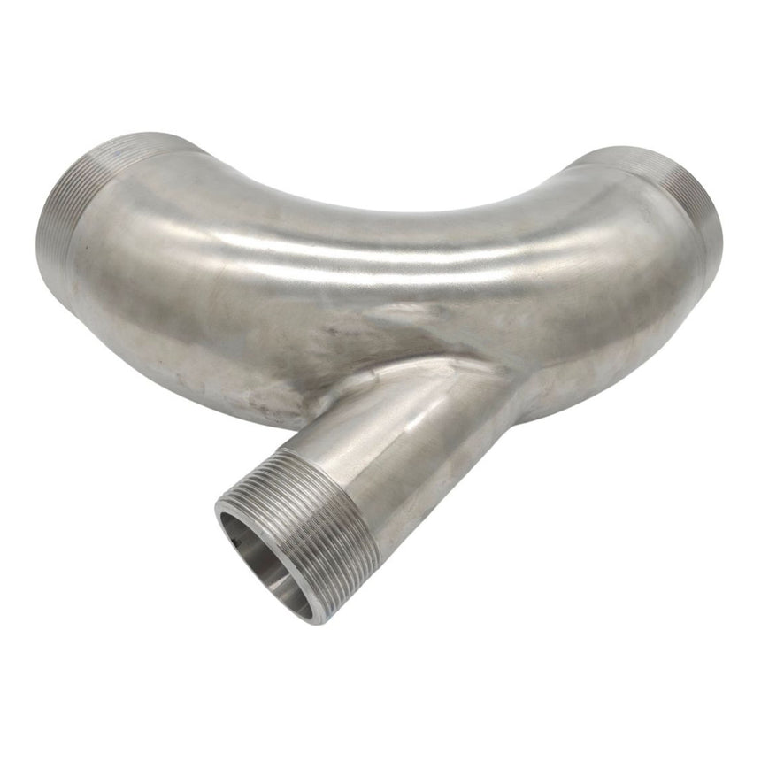 Discharge Elbow 4" BSP Male 90° to Male with 2" BSP Port