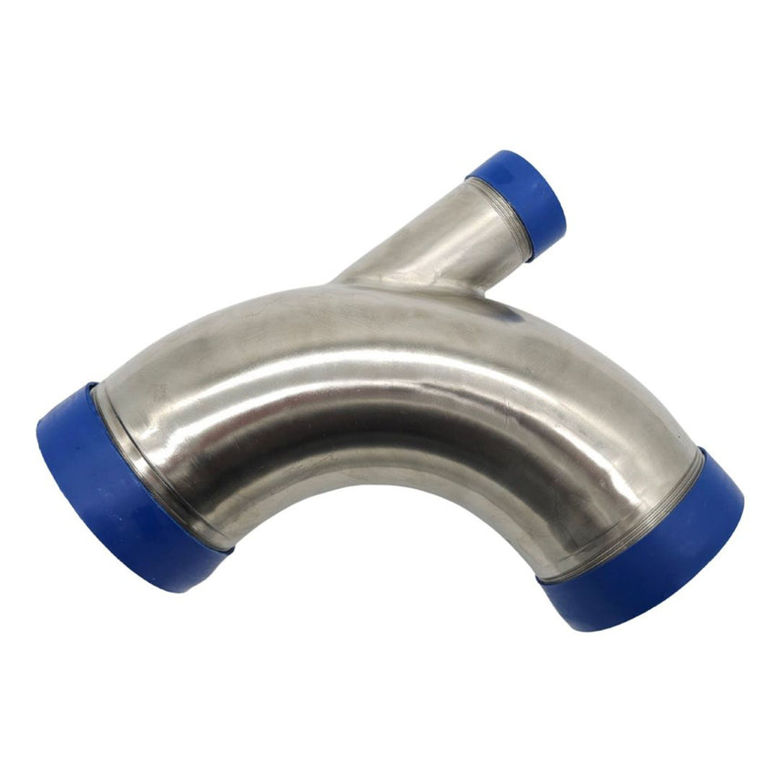 Discharge Elbow 4" BSP Male 90° to Male with 2" BSP Port