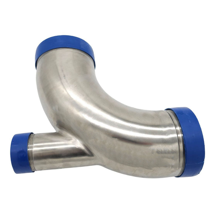 Discharge Elbow 4" BSP Male 90° to Male with 2" BSP Port