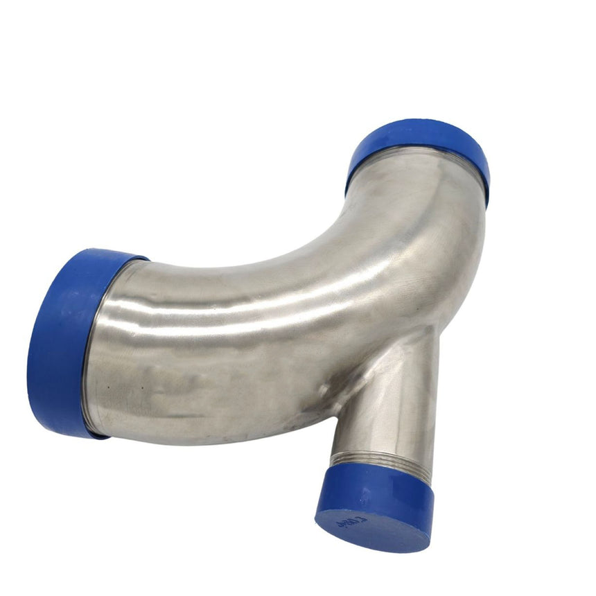 Discharge Elbow 4" BSP Male 90° to Male with 2" BSP Port