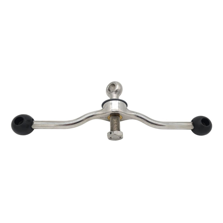 M20 Tee Clamp with Eye Bolt Black Ball (Stainless Steel)