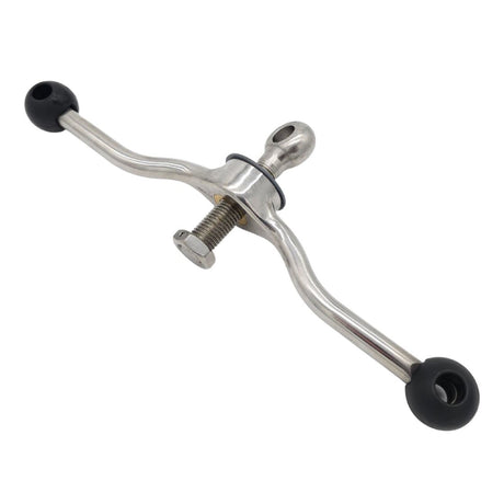 M20 Tee Clamp with Eye Bolt Black Ball (Stainless Steel)