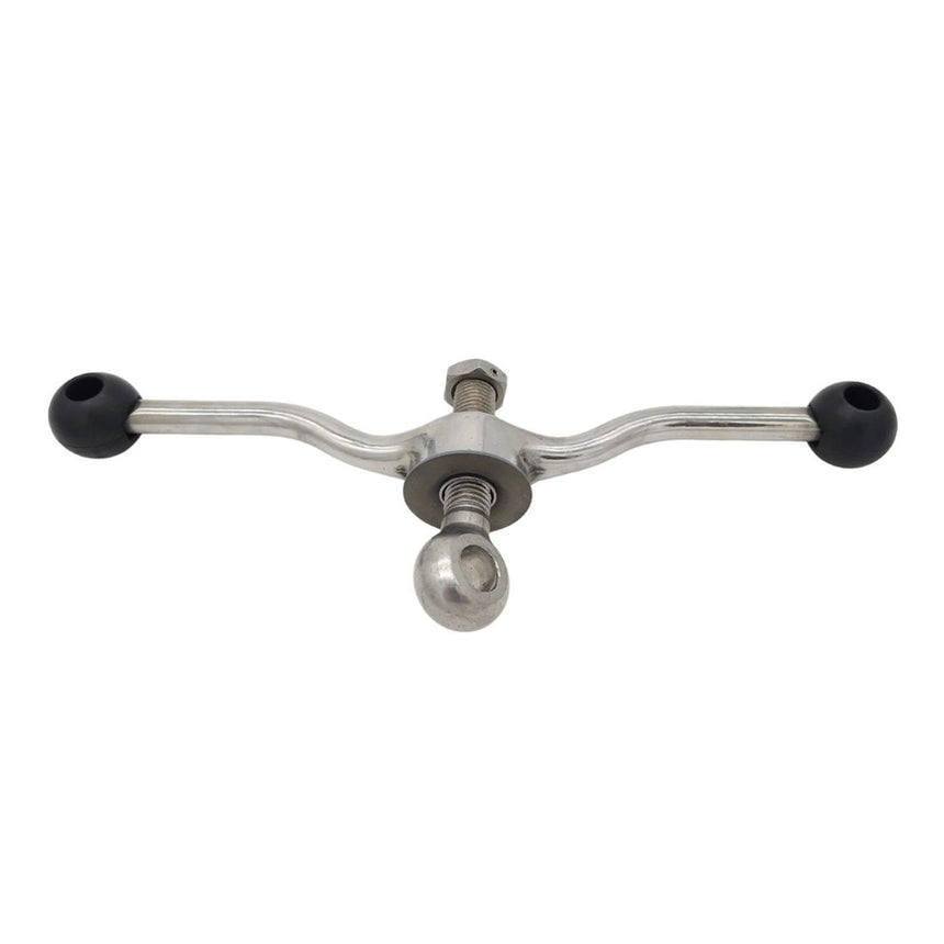 M20 Tee Clamp with Eye Bolt Black Ball (Stainless Steel)