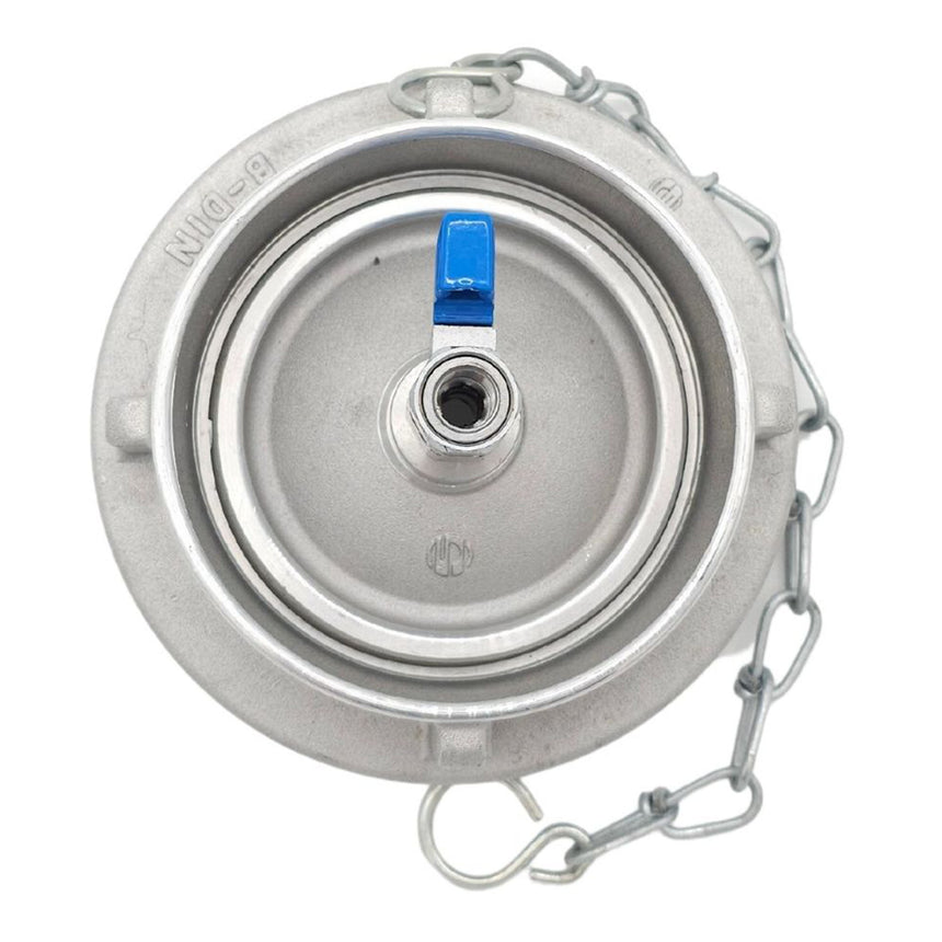 Storz Hose Coupling Blank Cap With Drain Valve (Aluminium), Hose & Pipe Fittings at JML Henderson