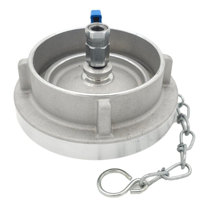 Storz Hose Coupling Blank Cap With Drain Valve (Aluminium), Hose & Pipe Fittings at JML Henderson