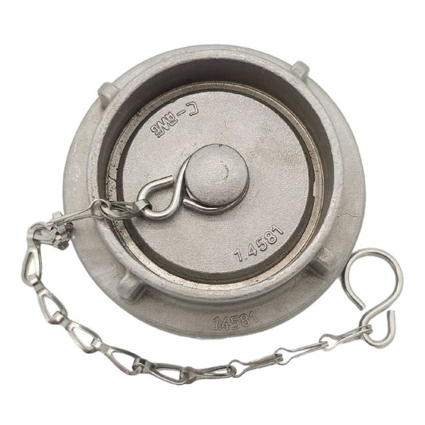 Stainless Steel Storz Coupling Blank Cap, Industrial Storz Couplings at JML Henderson