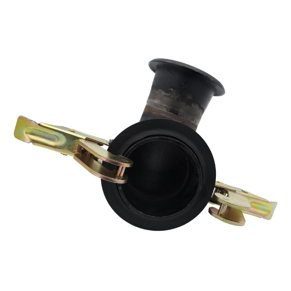 Toggle Male Coupling to 90° Bend to Toggle Female Coupling (Mild Steel)