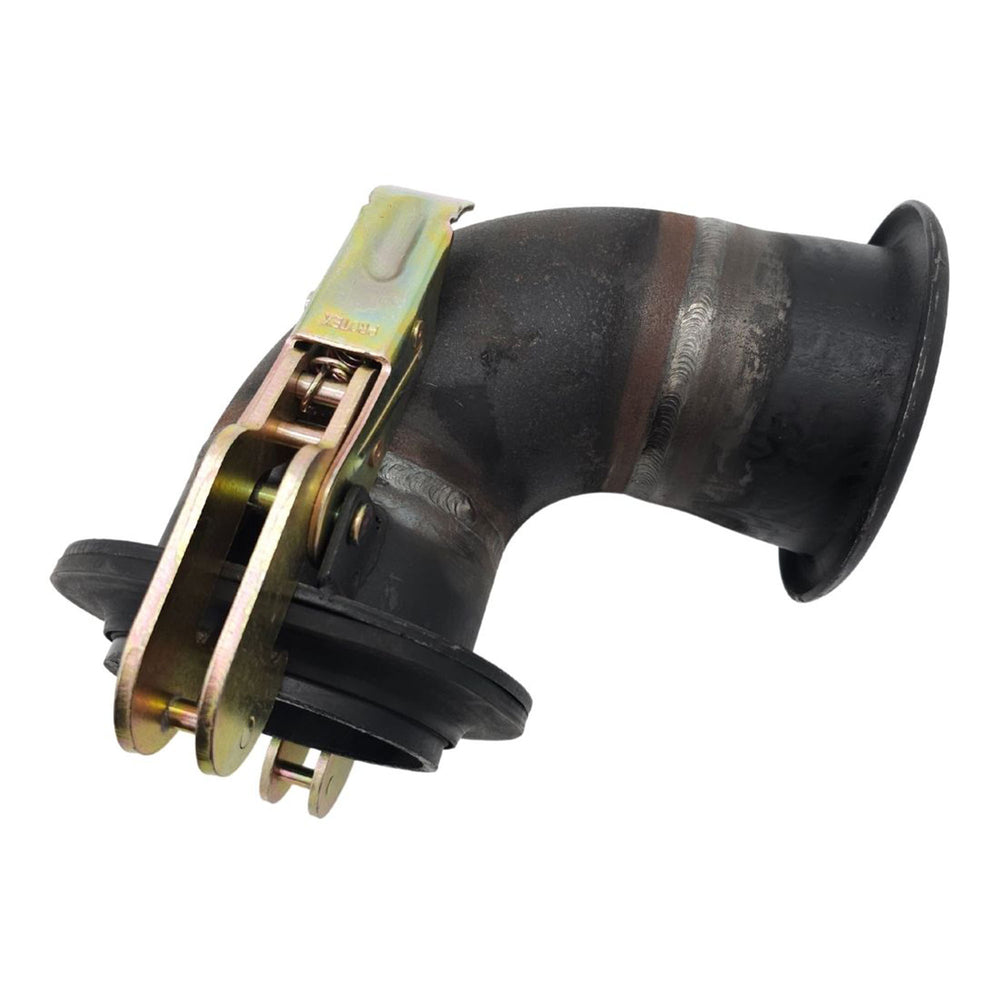 Toggle Male Coupling to 90° Bend to Toggle Female Coupling (Mild Steel)