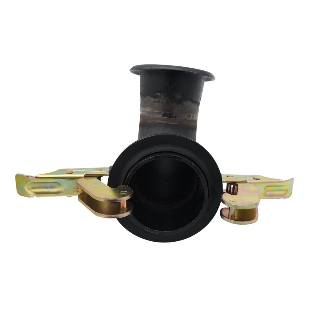 Toggle Male Coupling to 90° Bend to Toggle Female Coupling (Mild Steel)
