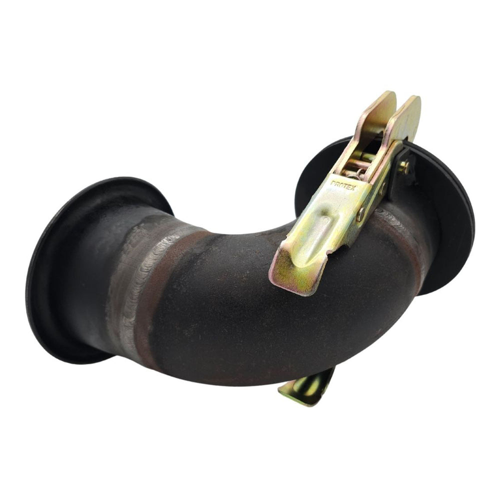 Toggle Male Coupling to 90° Bend to Toggle Female Coupling (Mild Steel)