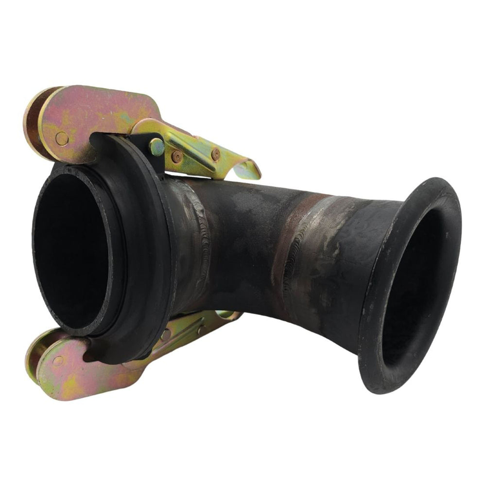 Toggle Male Coupling to 90° Bend to Toggle Female Coupling (Mild Steel)
