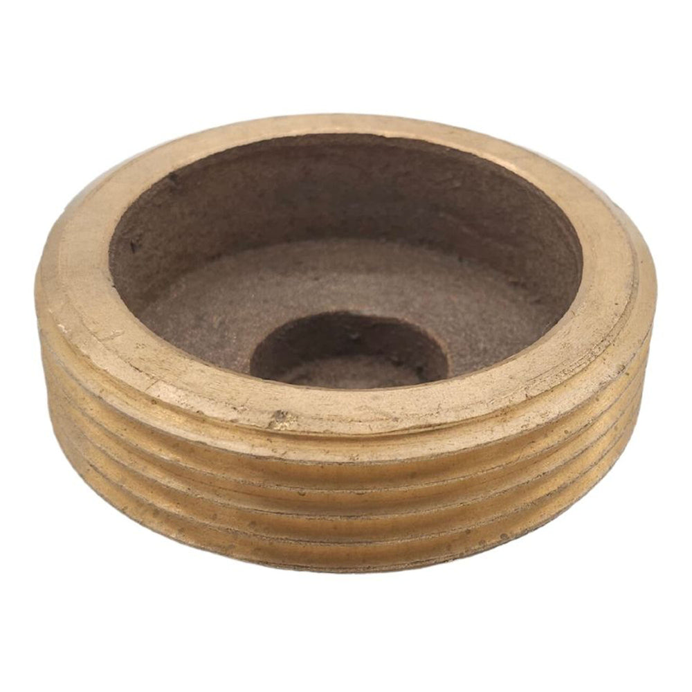 4" Wilcox Male Blank Bung with Chain (Gunmetal)