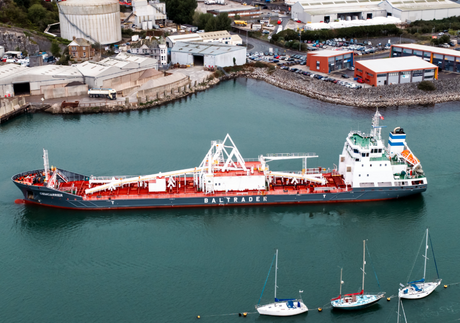 Cemcarrier is the largest ever vessel to berth at....