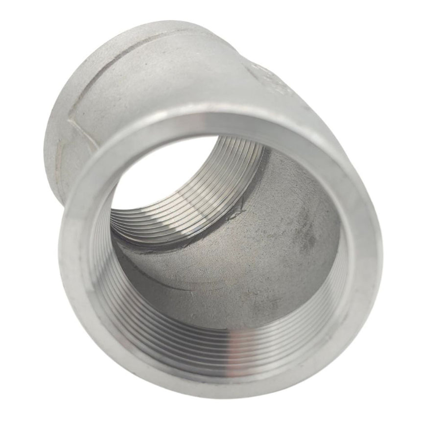 BSP Female to Female 45° Elbow (Stainless Steel)