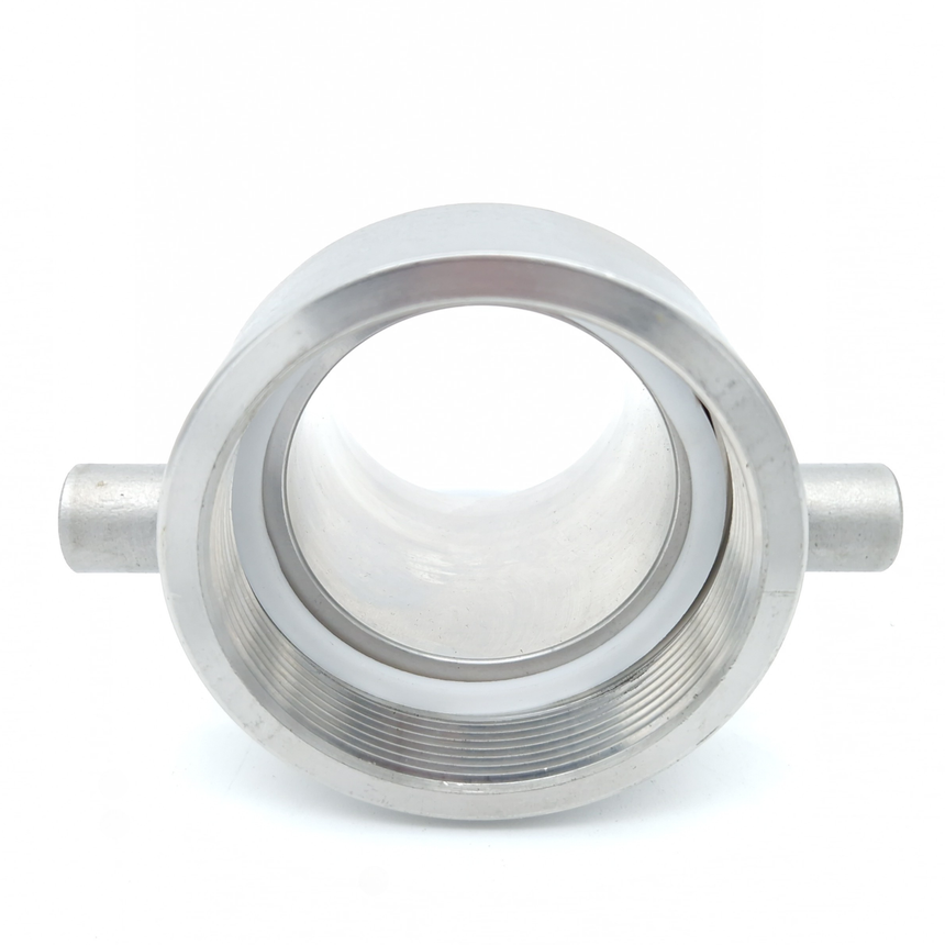 BSP Female Smooth Hose Tail to Suit Safety Clamp (Stainless Steel)