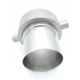 BSP Female Smooth Hose Tail to Suit Safety Clamp (Stainless Steel)