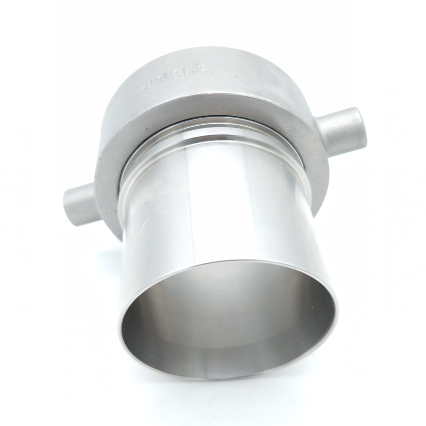 BSP Female Smooth Hose Tail to Suit Safety Clamp (Stainless Steel)