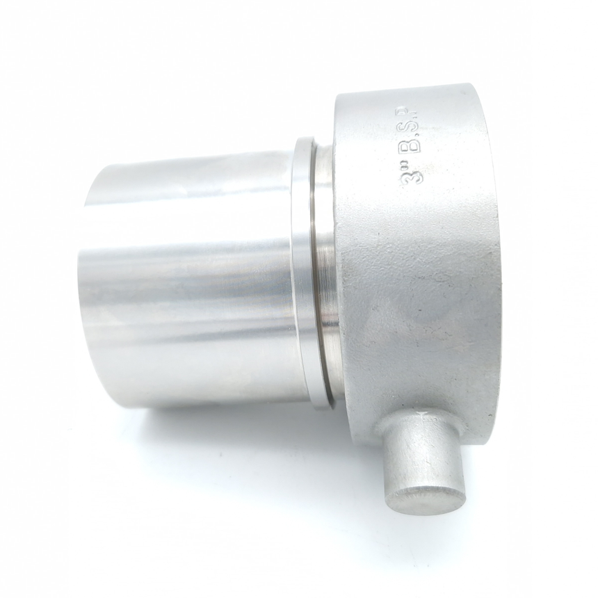 BSP Female Smooth Hose Tail to Suit Safety Clamp (Stainless Steel)