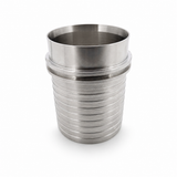Hygienic Hose Crimp Stem Buttweld - 316L Stainless Steel
