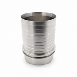 Hygienic Hose Crimp Stem Buttweld - 316L Stainless Steel