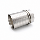 Hygienic Hose Crimp Stem Buttweld - 316L Stainless Steel