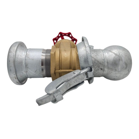 Genuine Bauer Hose Coupling S63 Gate Valve (Brass) | JML Henderson | Bulk Tanker Parts