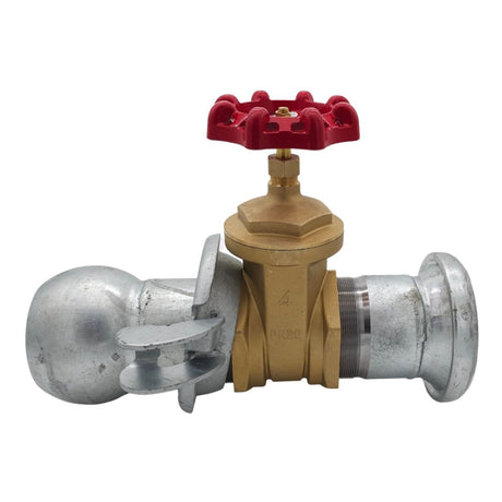 Genuine Bauer Hose Coupling S63 Gate Valve (Brass) | JML Henderson | Bulk Tanker Parts