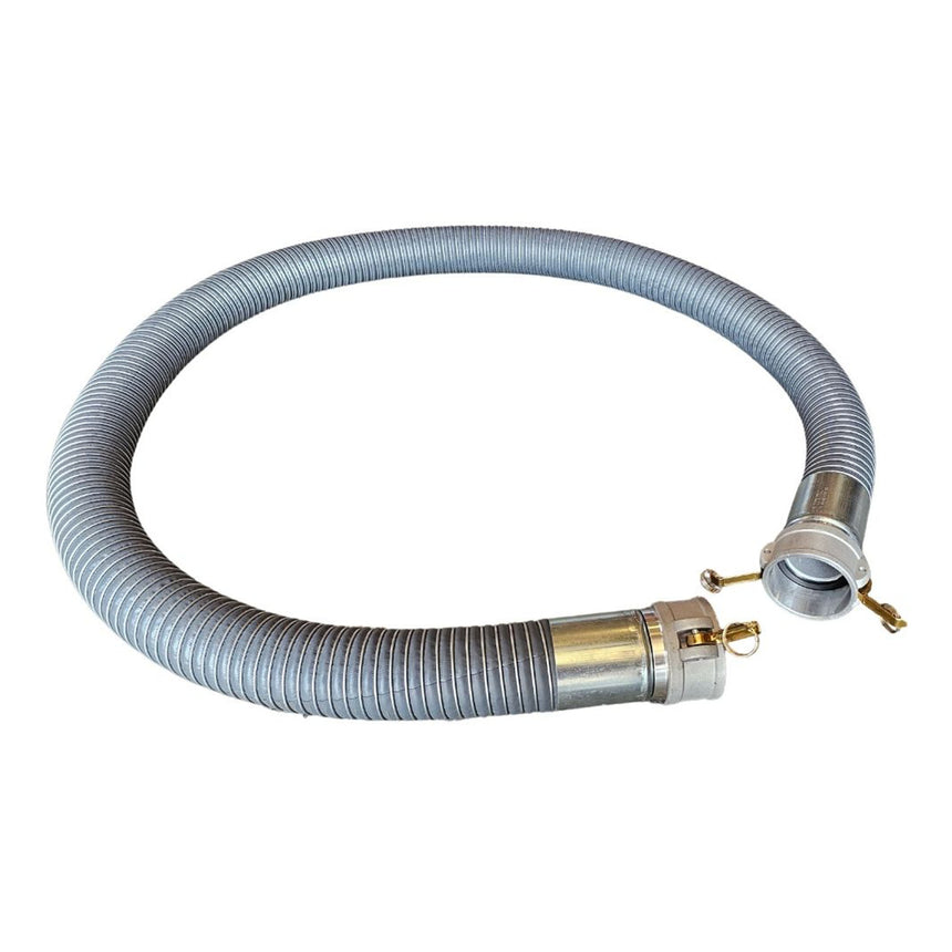 Grey Composite Hose Assembly with Camlock Females, Composite Hoses at JML Henderson