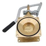 MZ Flange Gate Valve with Lever Handle (Brass)