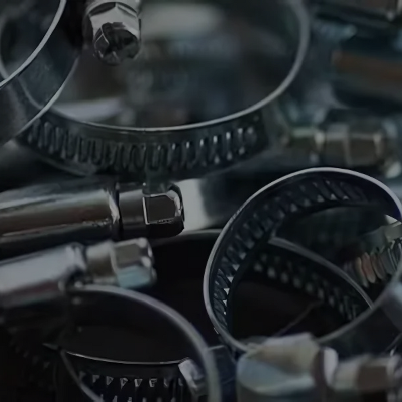 Hose clips and clamps for industrial use