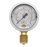 63mm Pressure Gauge 4 Bar Bottom Entry FFB