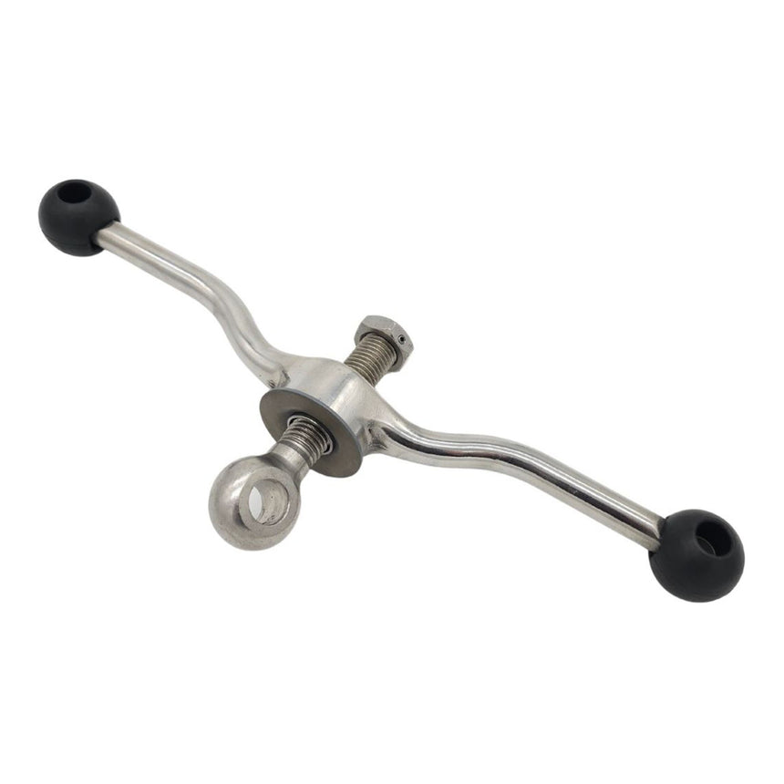 M20 Tee Clamp with Eye Bolt Black Ball (Stainless Steel)